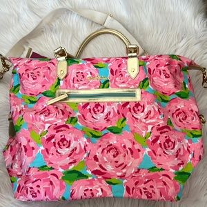 Lilly Pulitzer large tote / carry on handbag